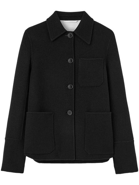Jil Sander single-breasted virgin-wool jacket - Black - zdjęcie produktu nr 1