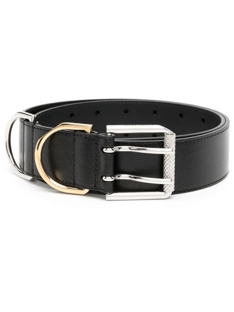 Givenchy logo-debossed leather belt - Black - zdjęcie produktu nr 1