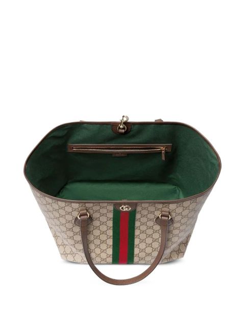 Gucci large Ophidia tote bag - Brown