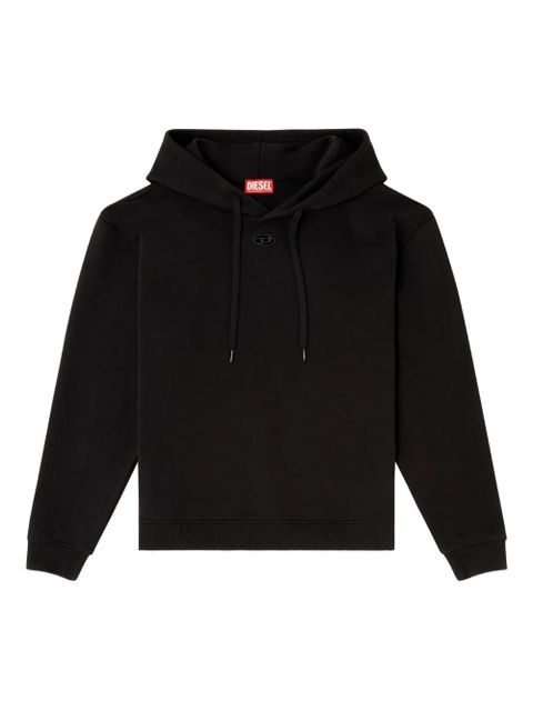 Diesel F-Normy logo-embroidery hoodie - Black - zdjęcie produktu nr 1