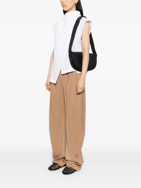 St. Agni Lattice Weave Crescent shoulder bag - Black - zdjęcie produktu nr 2