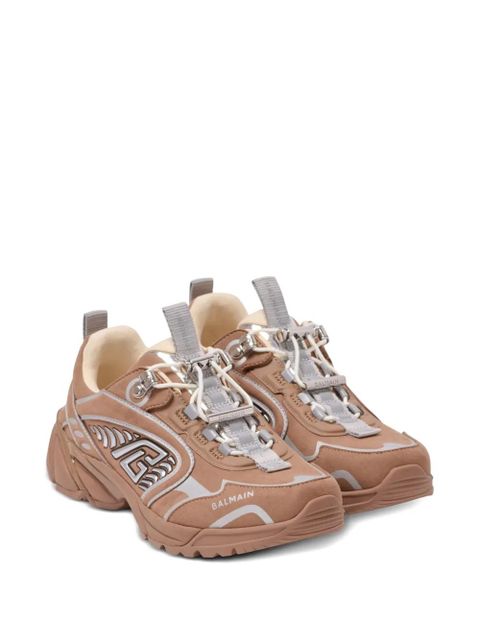 Balmain Cosmic Dust suede sneakers - Brown - zdjęcie produktu nr 2