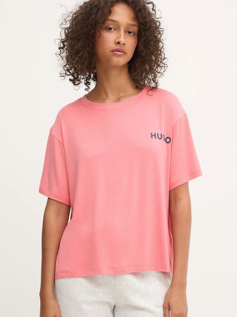 HUGO t-shirt lounge kolor niebieski 50490707 - zdjęcie produktu nr 1