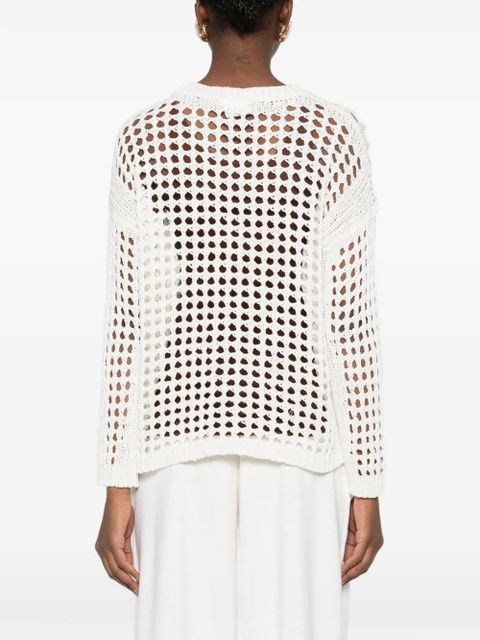 Max Mara white sweater