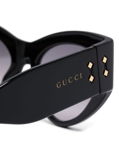 Gucci Eyewear cat-eye sunglasses - Black - zdjęcie produktu nr 2