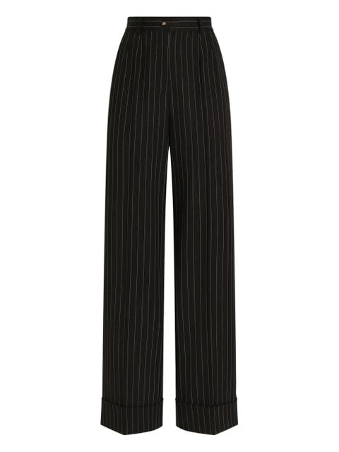 Dolce & Gabbana striped trousers - Black - zdjęcie produktu nr 1