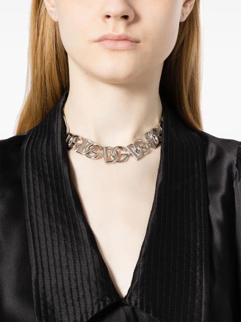 Dolce & Gabbana DG-chain choker necklace - Silver - zdjęcie produktu nr 2