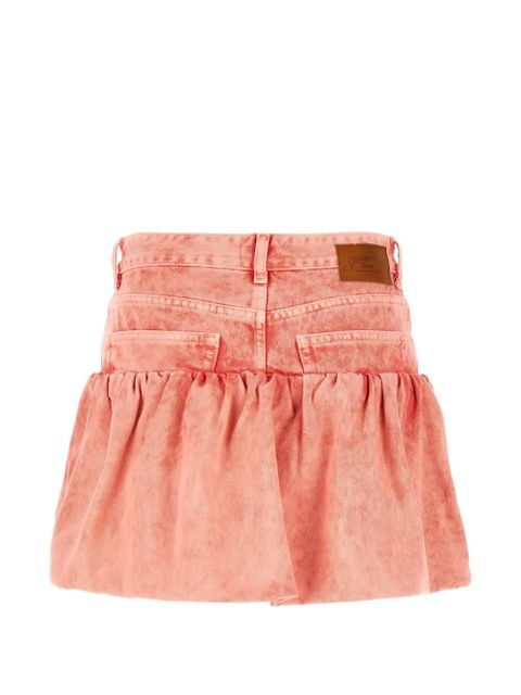 GANNI floral-appliqué flared skirt - Pink - zdjęcie produktu nr 2