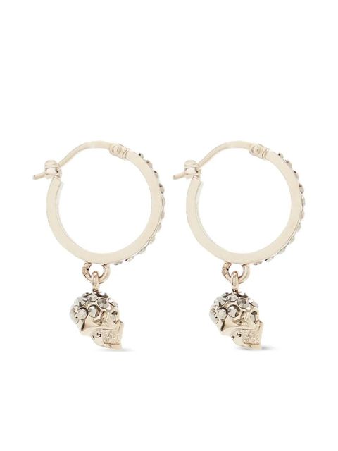 Alexander McQueen skull hoop earrings - Gold - zdjęcie produktu nr 2