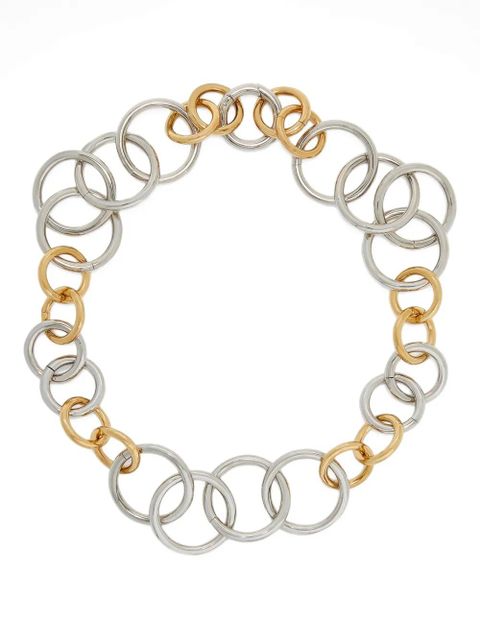 Jil Sander interlocking-ring necklace - Silver - zdjęcie produktu nr 1