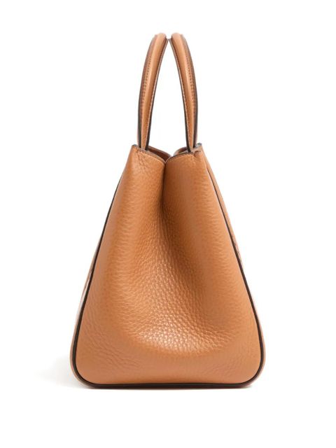 Valentino Garavani medium Alltime grained VLogo-signature tote bag - Brown