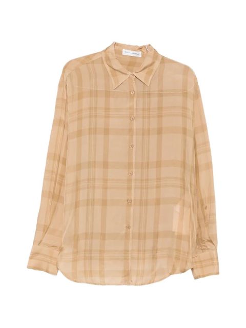 The Frankie Shop Peri check-pattern shirt - Neutrals - zdjęcie produktu nr 1