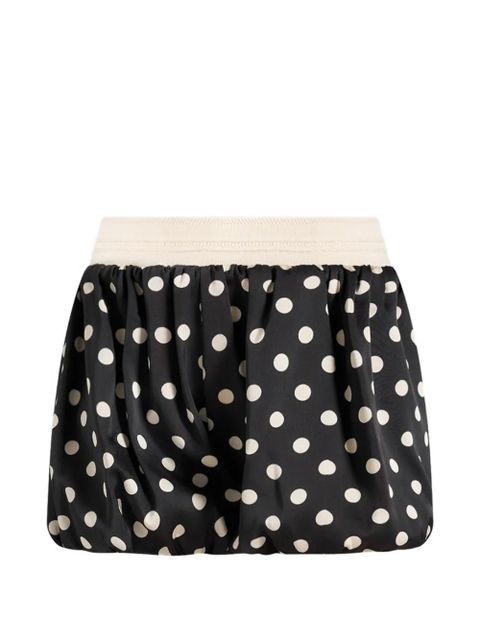 Manière De Voir Zoe polka-dot balloon shorts - Black - zdjęcie produktu nr 1