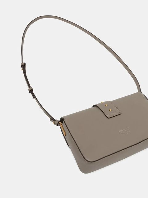 Pinko torebka skórzana kolor brązowy 104524 A0QO - zdjęcie produktu nr 2