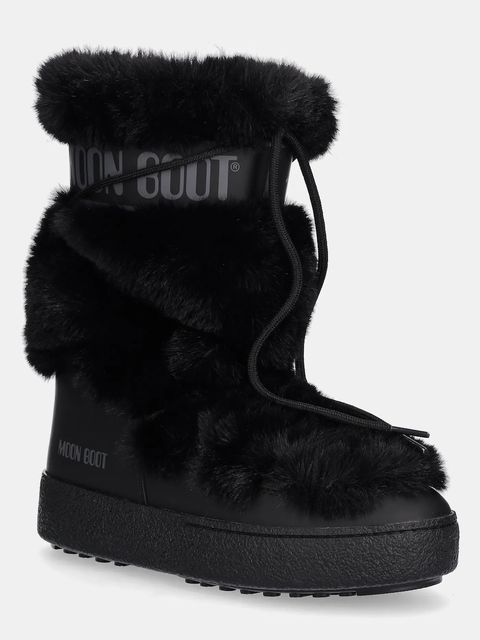 Moon Boot śniegowce MB LTRACK FAUX FUR HIGH WP kolor czarny 80D2450210 N001 - zdjęcie produktu nr 1