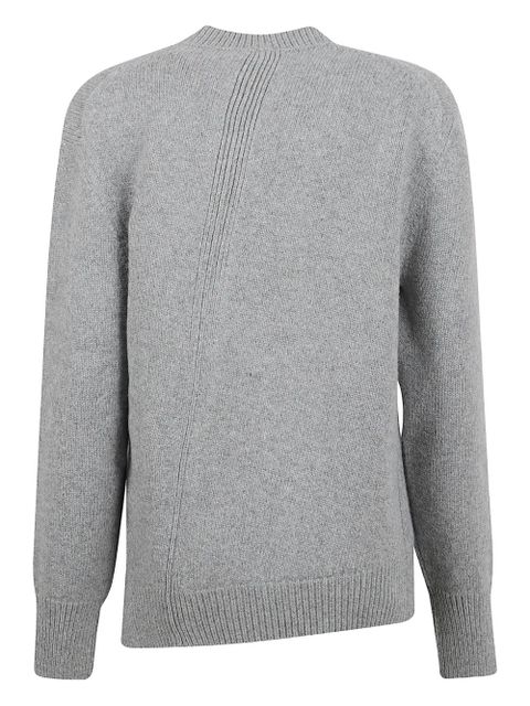 Jil Sander asymmetrical sweater - Grey - zdjęcie produktu nr 2