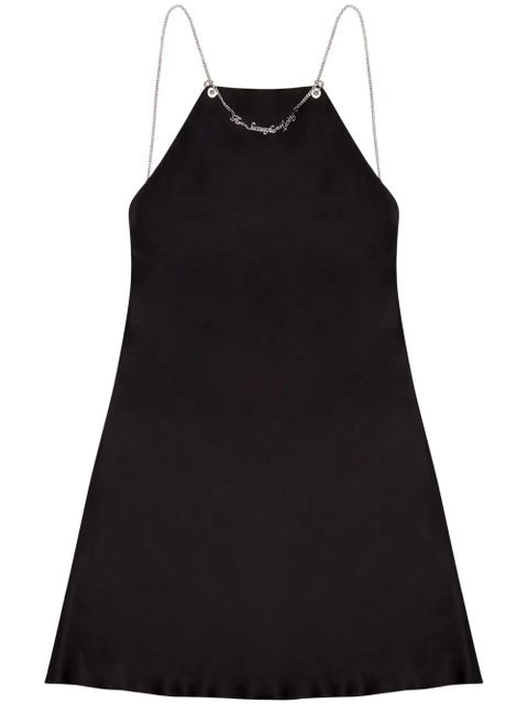 Diesel D-Eliz-Mini satin dress - Black - zdjęcie produktu nr 1