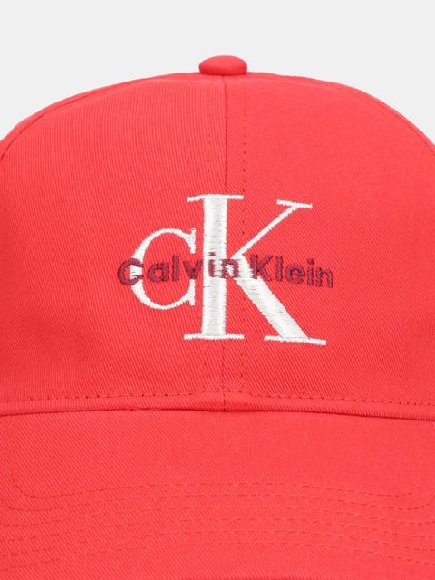 Calvin Klein czapka z daszkiem bawełniana kolor czerwony z aplikacją LV04K5026G - zdjęcie produktu nr 2