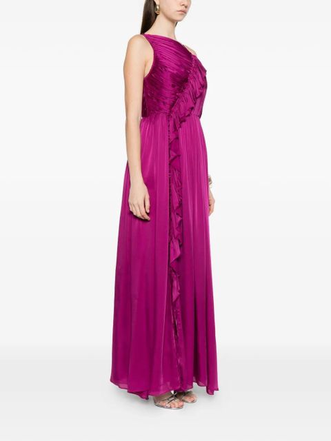 Ulla Johnson Aisha ruffled maxi dress - Purple