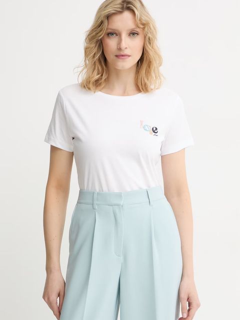 BOSS Orange T-shirt damski bawełniany C_Elove_5 - zdjęcie produktu nr 1