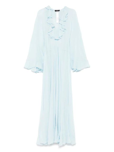 TWINSET ruffle-detailed maxi dress - Blue - zdjęcie produktu nr 1
