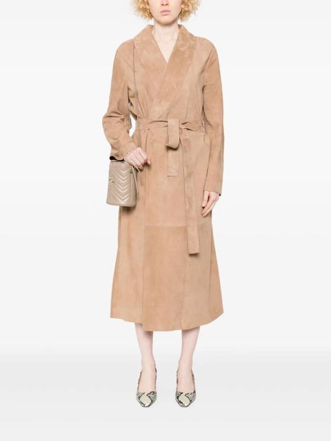 FENDI suede coat - Brown - zdjęcie produktu nr 2