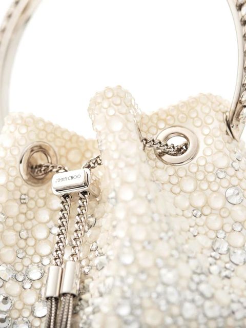 Jimmy Choo Bon Bon bucket bag - Neutrals