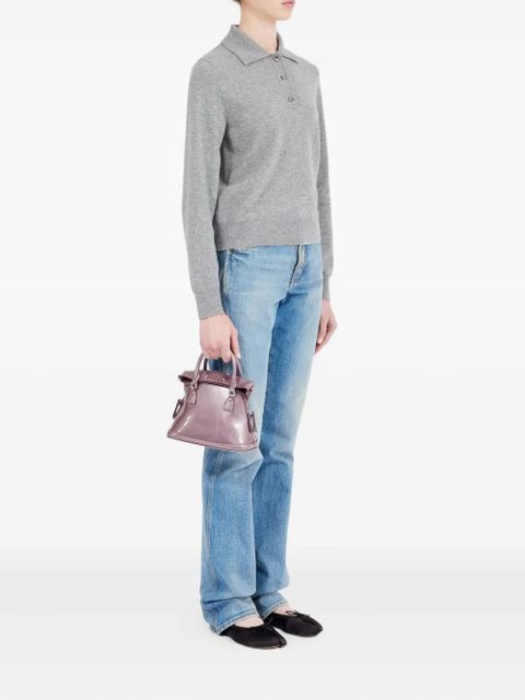Maison Margiela mini 5AC tote bag - Purple - zdjęcie produktu nr 2