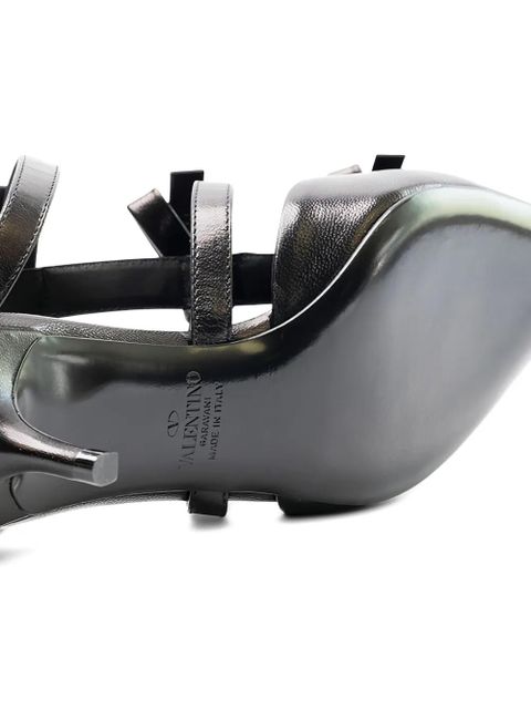 Valentino Garavani bow-strap pumps - Black