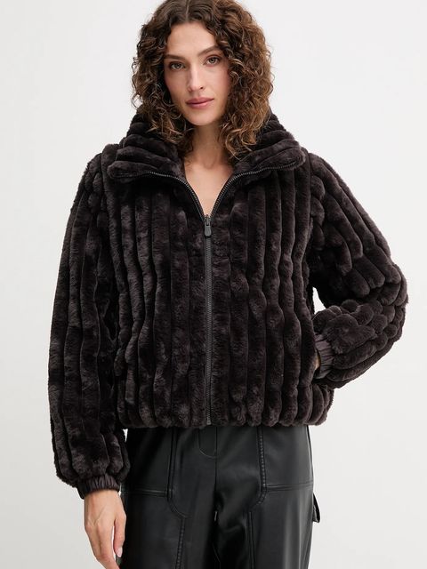 Save The Duck kurtka dwustronna ELINA kolor brązowy zimowa D31352W.VERY21 - zdjęcie produktu nr 1