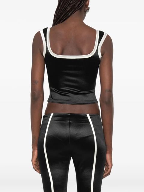 MISBHV logo-embroidered top - Black