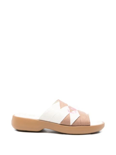 Chloé Poolette embroidery sandals - White - zdjęcie produktu nr 1