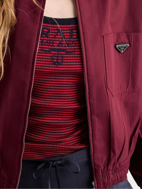 Prada silk tank top - Red