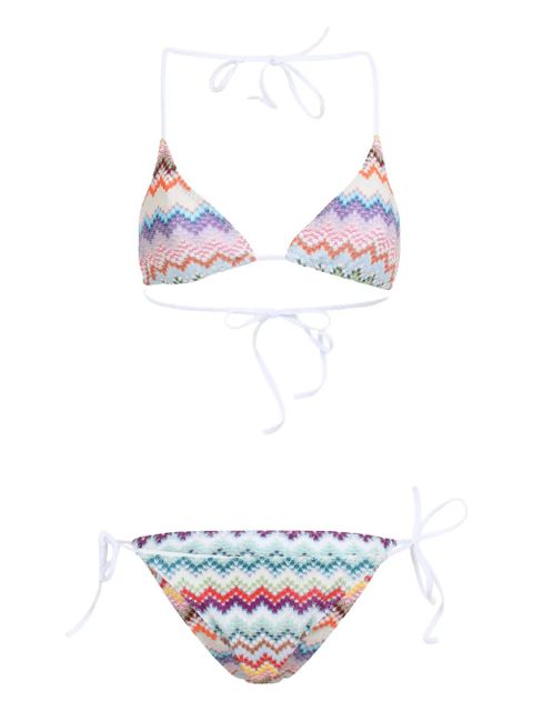 Missoni chevron-pattern bikini - White - zdjęcie produktu nr 1