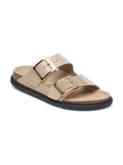 Birkenstock klapki skórzane Arizona Droplet Buckle