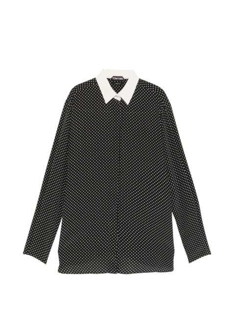 TOM FORD polka dot shirt - Black - zdjęcie produktu nr 1