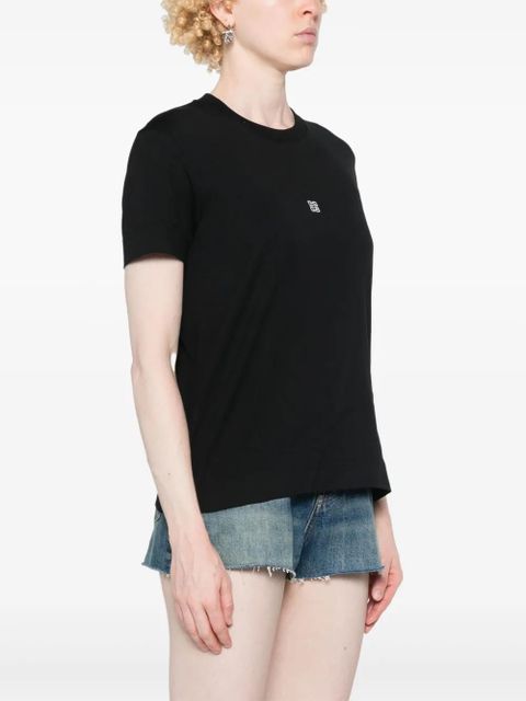 Givenchy 4G-embroidered T-shirt - Black