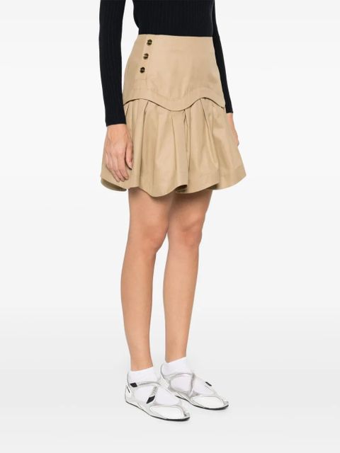 SANDRO cotton skirt - Neutrals