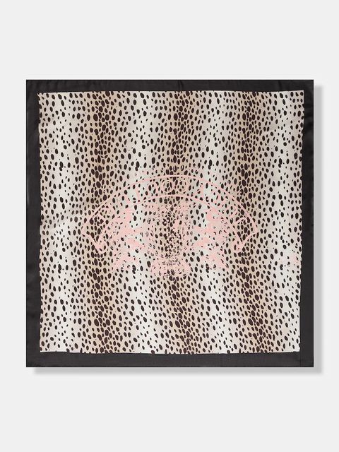 Juicy Couture apaszka Foulard damska kolor beżowy wzorzysta AIJFO8613WPO - zdjęcie produktu nr 1