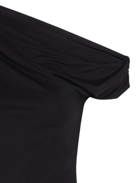 Reformation Belle one-shoulder blouse - Black