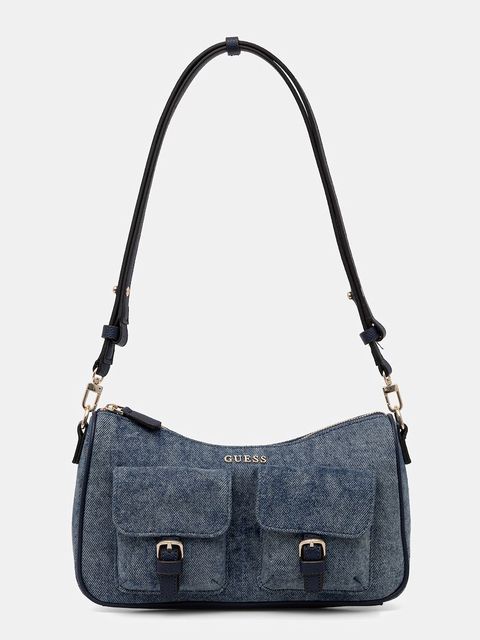 Guess torebka bagietka damska bawełniana KASSIE - zdjęcie produktu nr 2