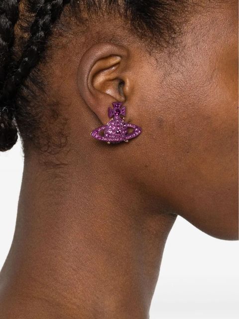 Vivienne Westwood orb embellished earrings - Purple - zdjęcie produktu nr 2
