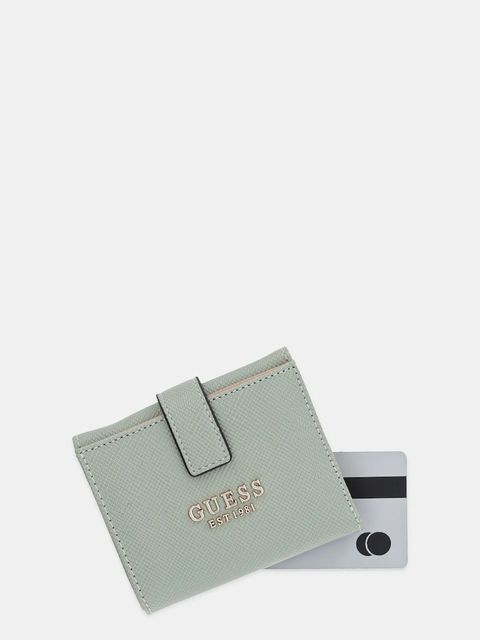Guess portfel ROSALBA damski kolor zielony SWZG96 57138