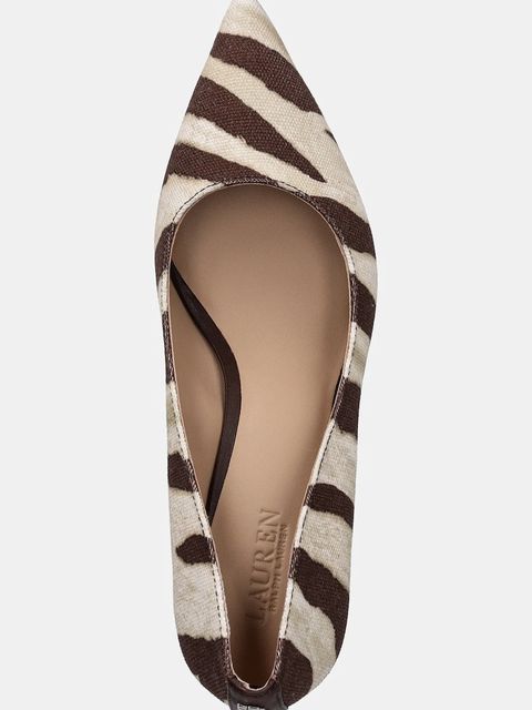 Lauren Ralph Lauren szpilki Adrienne kolor brązowy 802974354001