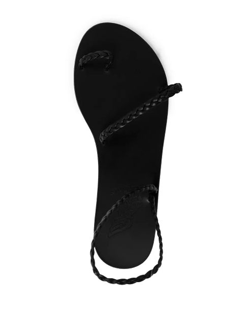 Ancient Greek Sandals Eleftheria braided leather sandals - Black - zdjęcie produktu nr 2