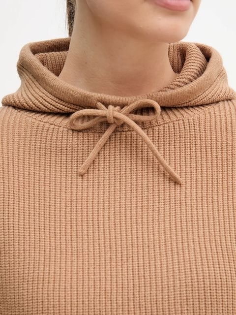 United Colors of Benetton kaptur kolor brązowy 6SCQDU01T - zdjęcie produktu nr 2