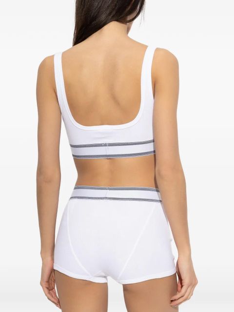 Versace logo-waistband briefs - White