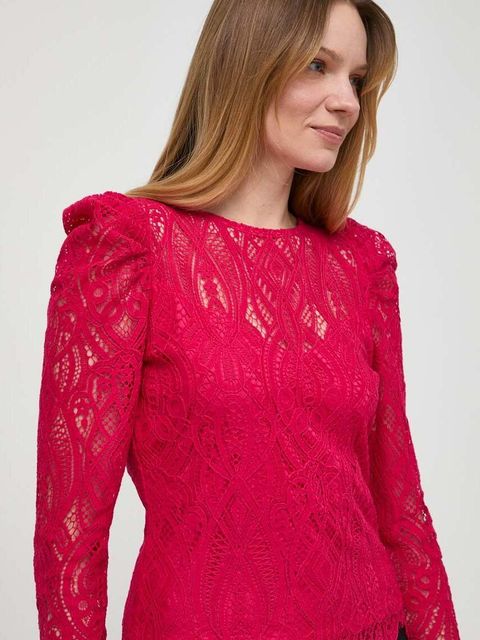 Morgan bluzka TYRO damska kolor różowy gładka