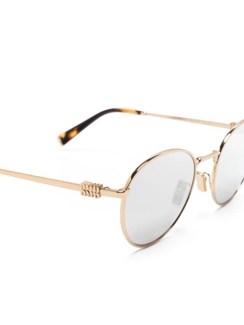 Miu Miu Eyewear Regard sunglasses - Gold