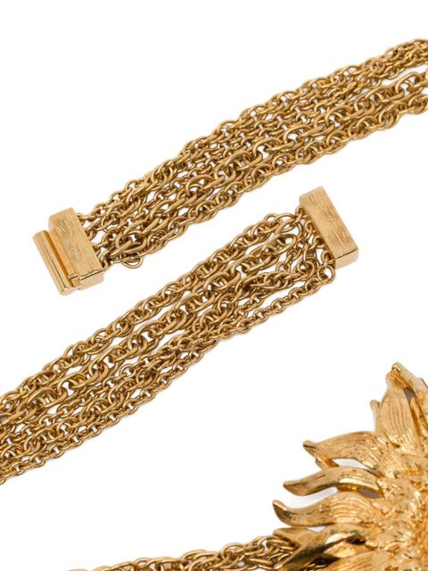Chloé sunflower chain necklace - Gold